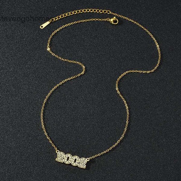 fashion pendant diamond digital year new stainless necklace steel clavicle chain, Silver
fashion pendant diamond digital year new stainless necklace steel clavicle chain, Silver
