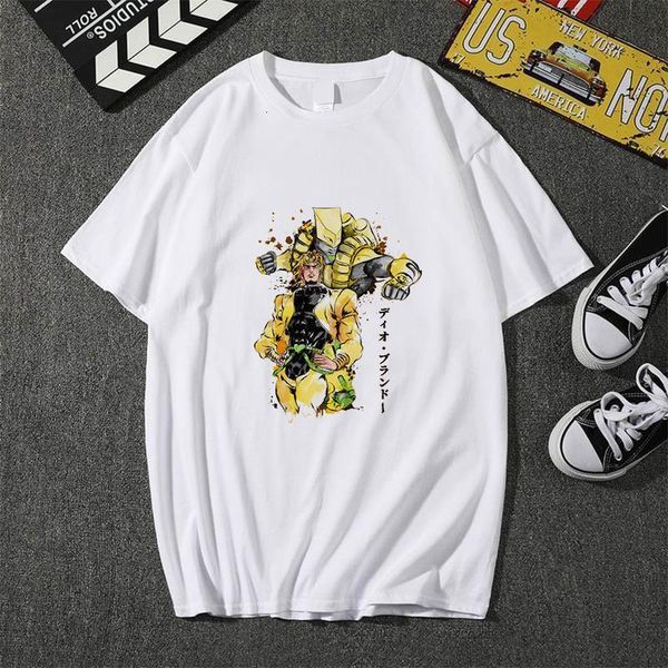 2021 adventure t-shirt jojo bizarre cool design tee harajuku streetwear print casual fashionmen women t shirt, White;black
2021 adventure t-shirt jojo bizarre cool design tee harajuku streetwear print casual fashionmen women t shirt, White;black