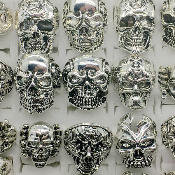 mixed wholesale vintage lots styles skull 36factory carved biker men's silver plated rings jewelry all big size
mixed wholesale vintage lots styles skull 36factory carved biker men's silver plated rings jewelry all big size