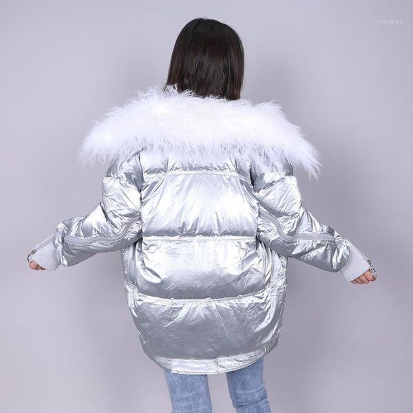 women's down & parkas 2021 duck jacket lambswool collar wool white women's winter loose black silver shiny surface1
women's down & parkas 2021 duck jacket lambswool collar wool white women's winter loose black silver shiny surface1
