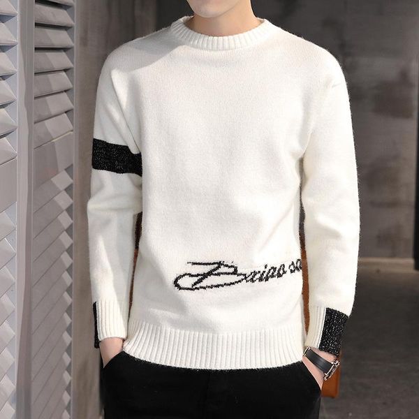 spring autumn men's sweater fashion england style embroidered letters sweaters male casual streetwea men's clothing sweater men, White;black
spring autumn men's sweater fashion england style embroidered letters sweaters male casual streetwea men's clothing sweater men, White;black