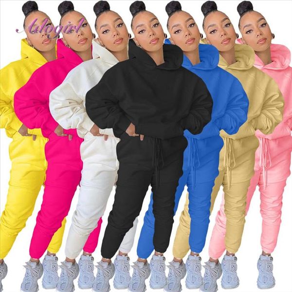 autumn active womens sets solid long sleeve hooded sweatshirts joggers stacked pants suit outfit two piece sets sport tracksuit, Gray
autumn active womens sets solid long sleeve hooded sweatshirts joggers stacked pants suit outfit two piece sets sport tracksuit, Gray