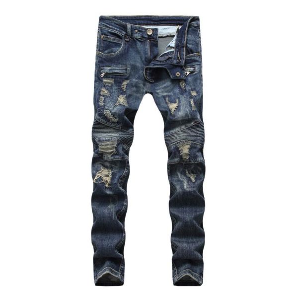 men's jeans hole denim skinny designer ripped for men size 28-38 2021 autumn hip hop punk streetwear, Blue
men's jeans hole denim skinny designer ripped for men size 28-38 2021 autumn hip hop punk streetwear, Blue