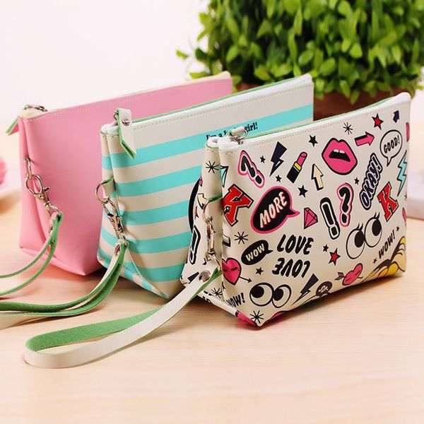 large capacity portable cosmetic bag modern girl cosmetic bags travel wash bag handbag pu waterproof storage bags makeup bags dbc dh0853 
large capacity portable cosmetic bag modern girl cosmetic bags travel wash bag handbag pu waterproof storage bags makeup bags dbc dh0853