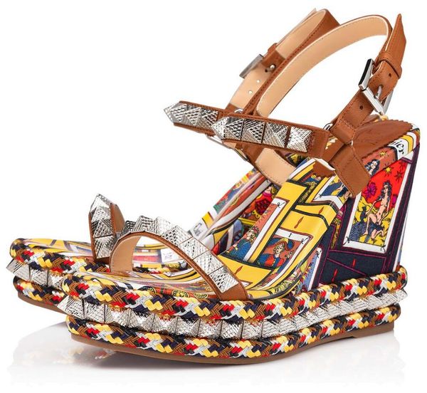 2022 new red bottoms sandals shoes madmonica famous fashion comfort wedge heels ankle studs perfect red-sole party womens wedding shoe, Black
2022 new red bottoms sandals shoes madmonica famous fashion comfort wedge heels ankle studs perfect red-sole party womens wedding shoe, Black