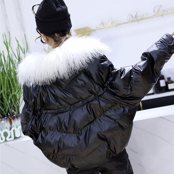 women winter down jacket coat warm silver glossy parkas fur collar quilted coat ladies short jacket winter woman fashion parka1, Black
women winter down jacket coat warm silver glossy parkas fur collar quilted coat ladies short jacket winter woman fashion parka1, Black