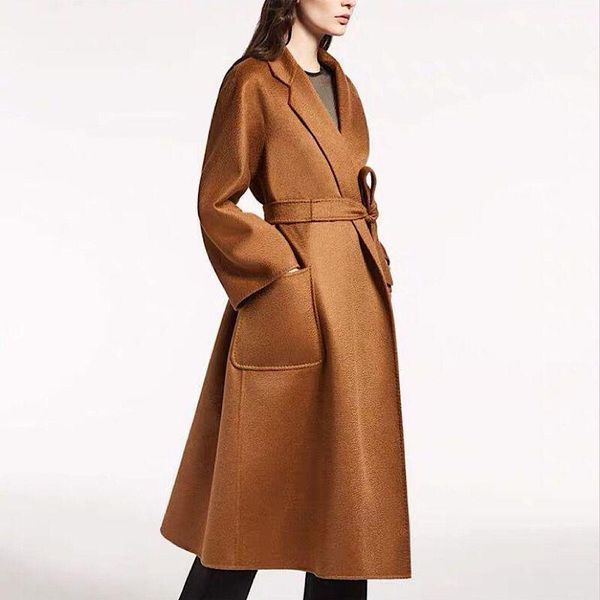 dklldk new style fashionable long coat for women 100% cashmere warm female autumn trench1, Tan;black
dklldk new style fashionable long coat for women 100% cashmere warm female autumn trench1, Tan;black