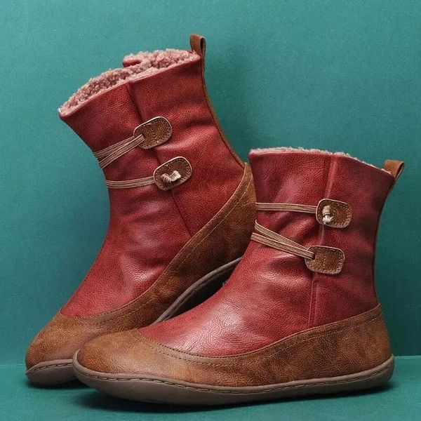 New Winter Snow Boots Women Soft Sole Slip Resistant Fur Lining Casual Ankle Boots High Quality Warm Women's Booties Mujer Botas #Sc8H, Black
New Winter Snow Boots Women Soft Sole Slip Resistant Fur Lining Casual Ankle Boots High Quality Warm Women's Booties Mujer Botas #Sc8H, Black