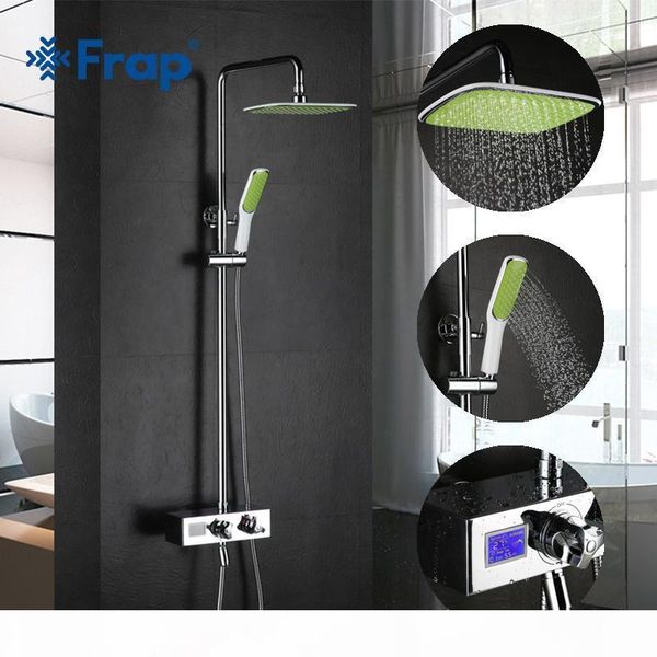 frap new brass wall mounted bathroom thermostatic faucets mixer bath shower set with square shower head chrome finish yld1122 bbyrxs
frap new brass wall mounted bathroom thermostatic faucets mixer bath shower set with square shower head chrome finish yld1122 bbyrxs