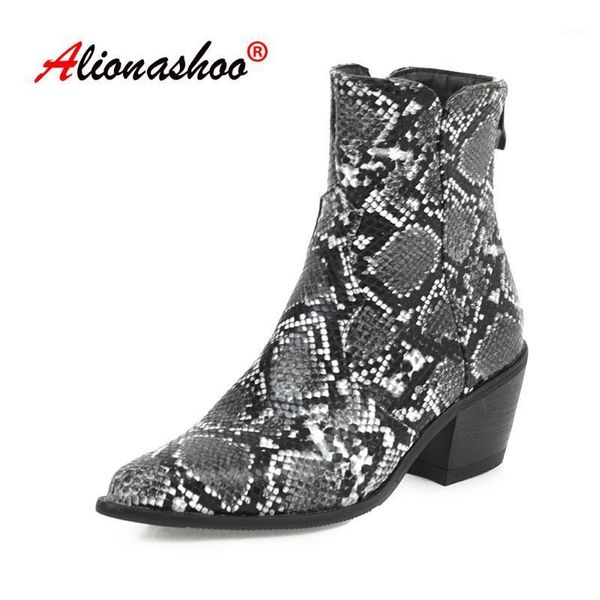 boots women snake printing combat riding ankle lady fashion casual warm booties high heels plus size 34-481, Black
boots women snake printing combat riding ankle lady fashion casual warm booties high heels plus size 34-481, Black
