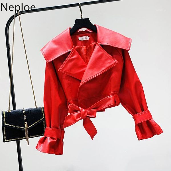 neploe 2019 high waist short pu leather jacket long sleeve turn down collar red coat autumn fashion slim jackets outerwear 550871, Black;brown
neploe 2019 high waist short pu leather jacket long sleeve turn down collar red coat autumn fashion slim jackets outerwear 550871, Black;brown