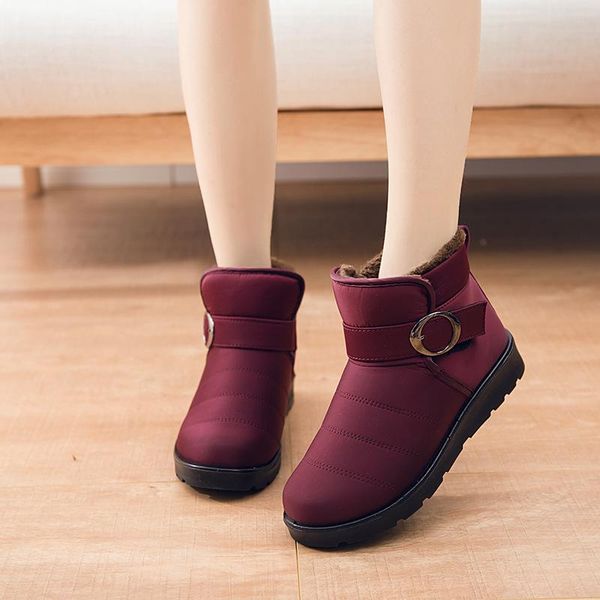 winter waterproof ankle boots for women warm fur plush snow boots slip on platform casual shoes ladies botas mujer invierno, Black
winter waterproof ankle boots for women warm fur plush snow boots slip on platform casual shoes ladies botas mujer invierno, Black