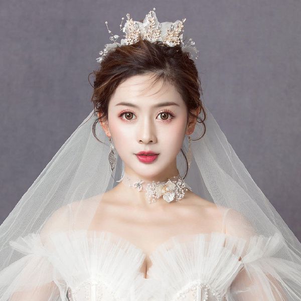 bridal crown, korean style, mori super fairy atmosphere, princess headdress, 2020 new xianmei wedding dress and hair accessories, Silver
bridal crown, korean style, mori super fairy atmosphere, princess headdress, 2020 new xianmei wedding dress and hair accessories, Silver