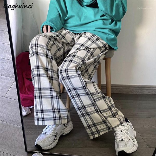 women's pants & capris women casual plaid oversize wide leg trousers female loose all-match elastic waist fashion retro ins simple kore, Black;white
women's pants & capris women casual plaid oversize wide leg trousers female loose all-match elastic waist fashion retro ins simple kore, Black;white