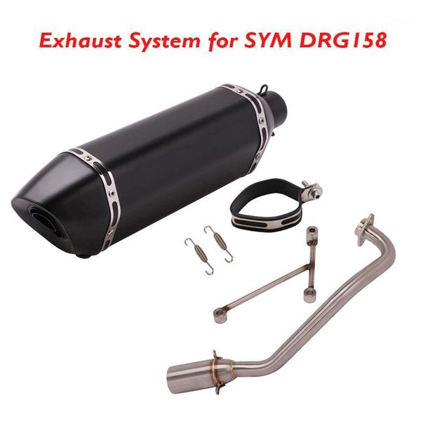 motorcycle exhaust system full connector link tube muffler escape baffle tip pipe for sym drg1581
motorcycle exhaust system full connector link tube muffler escape baffle tip pipe for sym drg1581
