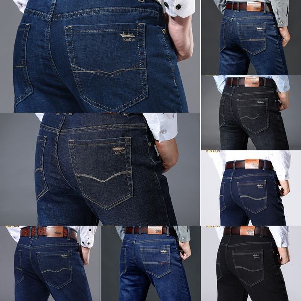 sbgm8 golden shield men's straight stretch jeans and jeans loose autumn seasons winter youth mid-waist casual four and de3n7, Blue
sbgm8 golden shield men's straight stretch jeans and jeans loose autumn seasons winter youth mid-waist casual four and de3n7, Blue