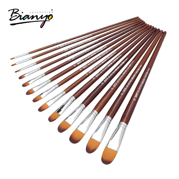 bianyo 13pcs artist filbert nylon hair acrylic painting set for school children drawing tool watercolor brush art supplies q1107
bianyo 13pcs artist filbert nylon hair acrylic painting set for school children drawing tool watercolor brush art supplies q1107