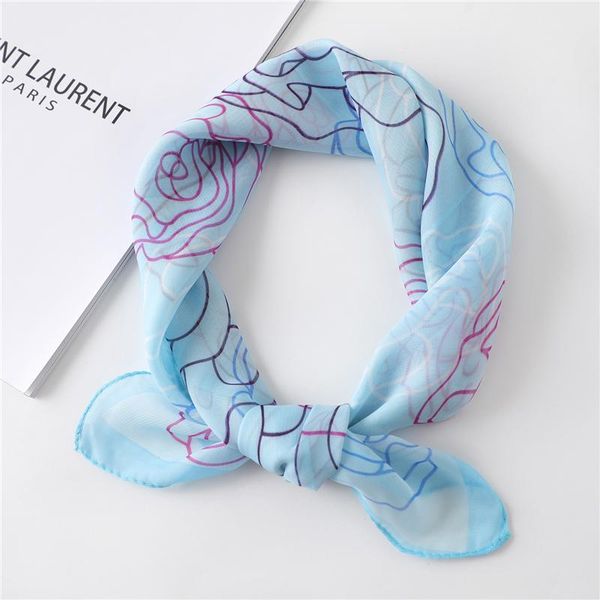 scarves summer silk scarf lady hair foulard chiffon bag square shawl female head wraps women bandana fashion neckerchief, Blue;gray
scarves summer silk scarf lady hair foulard chiffon bag square shawl female head wraps women bandana fashion neckerchief, Blue;gray