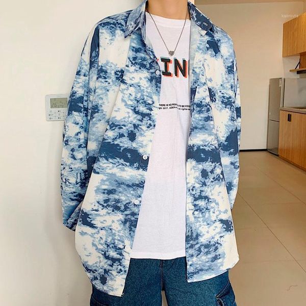 plus size shirt men casual loose youth blouse tie-dye stylish clothes mens shirts and blouses korean fashion males clothing1, White;black
plus size shirt men casual loose youth blouse tie-dye stylish clothes mens shirts and blouses korean fashion males clothing1, White;black