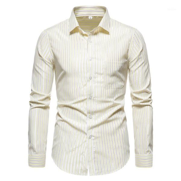 men's casual shirts 2021 spring and autumn men's fashion shiny striped shirt button thin section banquet europe s-xxl1, White;black
men's casual shirts 2021 spring and autumn men's fashion shiny striped shirt button thin section banquet europe s-xxl1, White;black