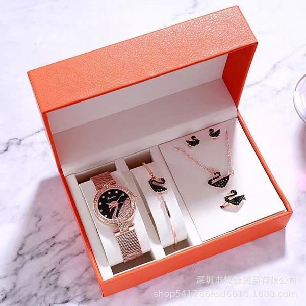 accessories sonic boom, fa sianna swan watch, tiktok, five sets of watches, Slivery;brown
accessories sonic boom, fa sianna swan watch, tiktok, five sets of watches, Slivery;brown