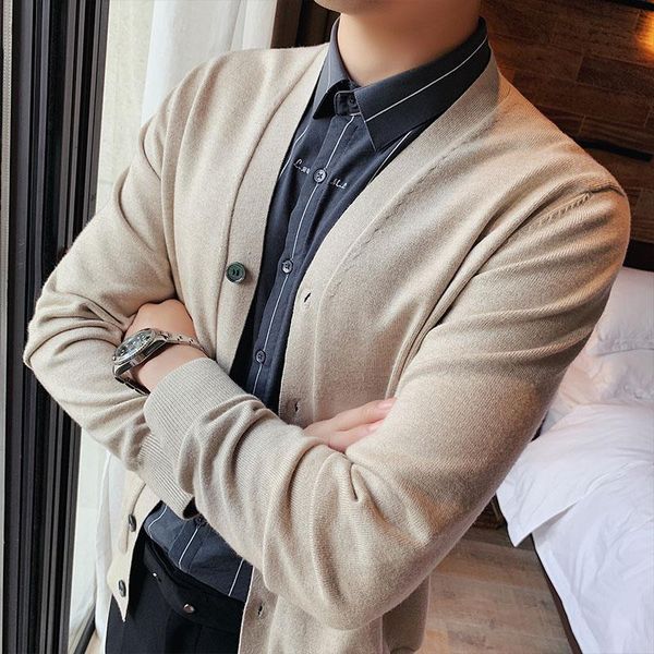 korean knit male sweater slim fit v-neck simple streetwear casual cardigan men autumn new business sweater male 7colors 3xl, White;black
korean knit male sweater slim fit v-neck simple streetwear casual cardigan men autumn new business sweater male 7colors 3xl, White;black
