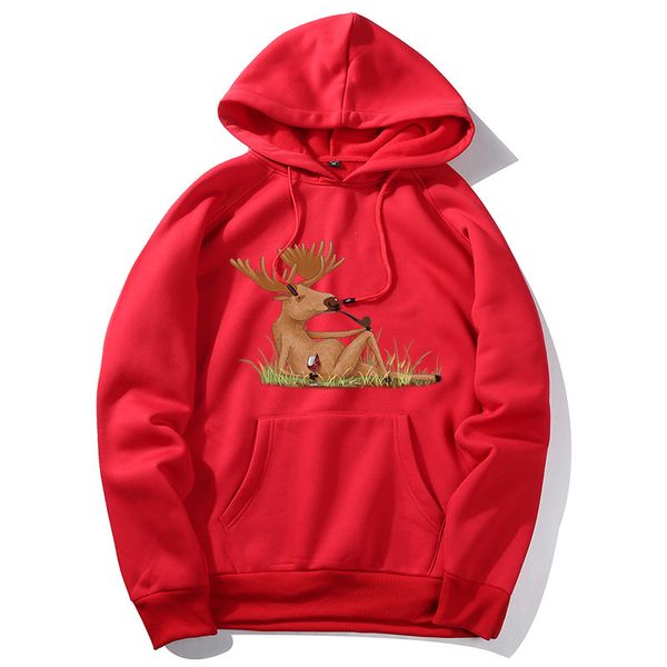 2021 new christmas diy hoodies men casual multicolor streetwear hip-hop fashion sweatshirt smoking-moose pattern halloween huyy, Black
2021 new christmas diy hoodies men casual multicolor streetwear hip-hop fashion sweatshirt smoking-moose pattern halloween huyy, Black