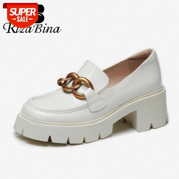 rizabina women real leather pumps round toe slip on metal chain slip on shoes solid color female footwear size 34-39 #vu8o
rizabina women real leather pumps round toe slip on metal chain slip on shoes solid color female footwear size 34-39 #vu8o