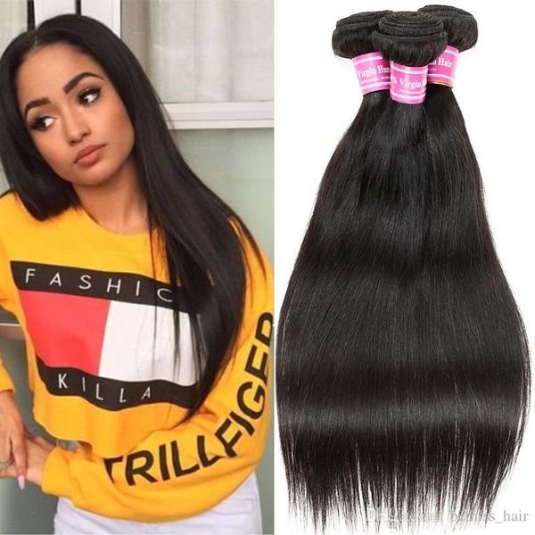 brazilian straight virgin human hair weaves 100% unprocessed 8a wet and wavy hair extensions peruvian malaysian indian cambodian mongolian, Black
brazilian straight virgin human hair weaves 100% unprocessed 8a wet and wavy hair extensions peruvian malaysian indian cambodian mongolian, Black