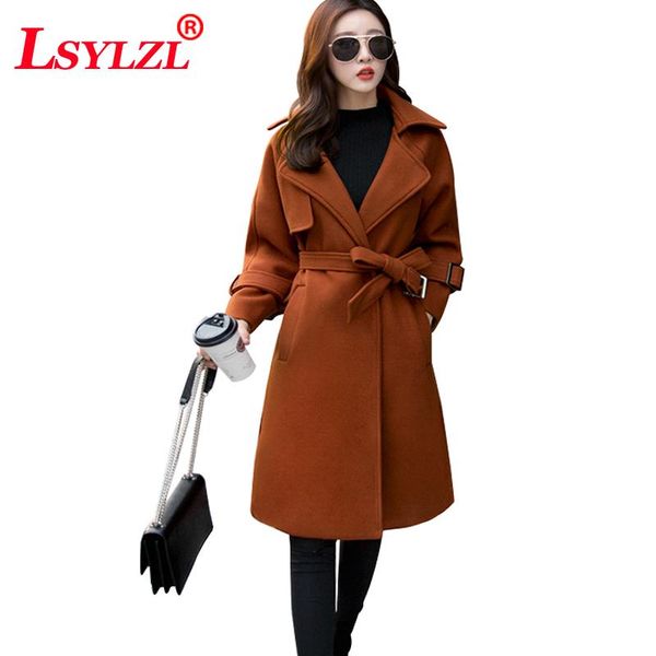 slim autumn winter korean 2020 fashion woolen coat trench women single button winter coats long outerwear for women thicken b589, Black
slim autumn winter korean 2020 fashion woolen coat trench women single button winter coats long outerwear for women thicken b589, Black