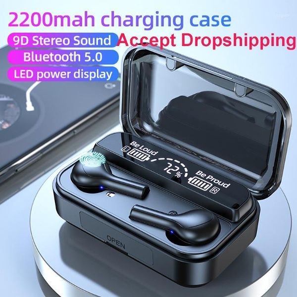 278 tws bluetooth 5.0 earphones wireless headphon 9d stereo sports waterproof headset earplugs with mic 2200mah charging box1
278 tws bluetooth 5.0 earphones wireless headphon 9d stereo sports waterproof headset earplugs with mic 2200mah charging box1