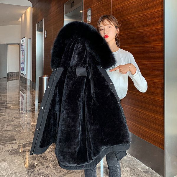 2021 winter mid-long coat women warm thickness hooded parkas large fur collar zipper fashion coats with adjustable waist q337x1016, Black;brown
2021 winter mid-long coat women warm thickness hooded parkas large fur collar zipper fashion coats with adjustable waist q337x1016, Black;brown
