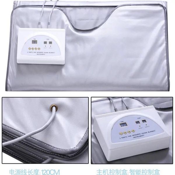 new model 2 zone fir sauna far infrared body slimming sauna blanket heating therapy slim bag spa body detox machine
new model 2 zone fir sauna far infrared body slimming sauna blanket heating therapy slim bag spa body detox machine