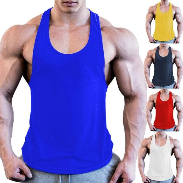 men bodybuilding running t-shirts sports fitness gym workout sports vest shirt clothes, White;black
men bodybuilding running t-shirts sports fitness gym workout sports vest shirt clothes, White;black
