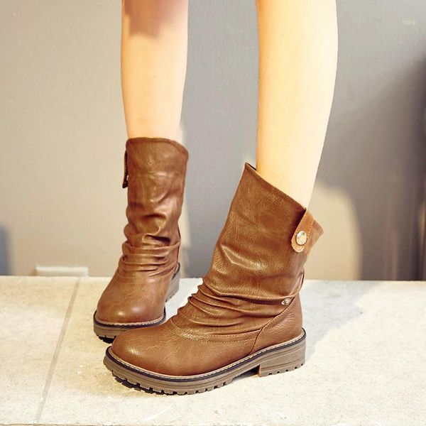 boots ymechic chunky med heel ladies autumn winter pleated folding slip on retro black brown beige womens shoes booties footwear1
boots ymechic chunky med heel ladies autumn winter pleated folding slip on retro black brown beige womens shoes booties footwear1