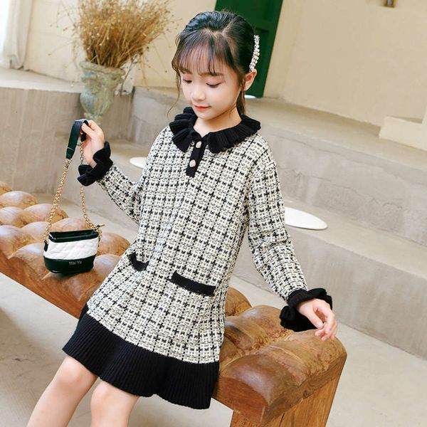sle girl's autumn 2020 new foreign thousand bird lattice drs sub set two piece sweater, Red;yellow
sle girl's autumn 2020 new foreign thousand bird lattice drs sub set two piece sweater, Red;yellow
