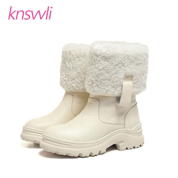 winter women boots fur keep warm snow boots woman round toe mid calf genuine leather wool flat short botas de mujer, Black
winter women boots fur keep warm snow boots woman round toe mid calf genuine leather wool flat short botas de mujer, Black