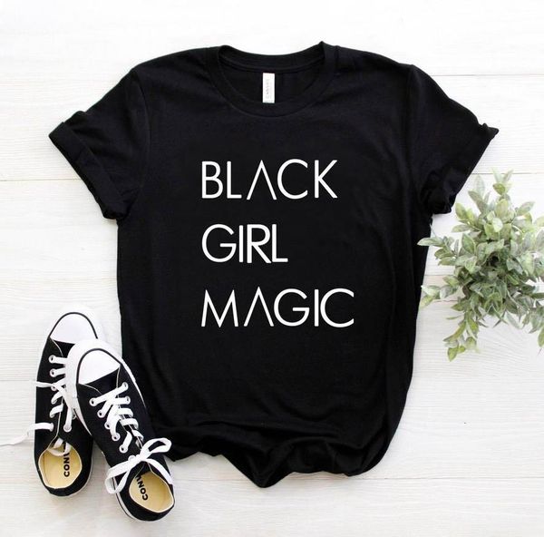 black girl magic letters print women tshirt cotton casual funny t shirt for lady tee hipster tumblr 6 colors drop ship z-975, White
black girl magic letters print women tshirt cotton casual funny t shirt for lady tee hipster tumblr 6 colors drop ship z-975, White