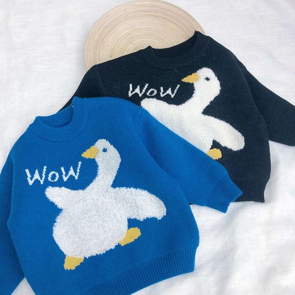 winter new thickened warm round neck boys' and girls' knitted sweater long sve children's wear, Blue
winter new thickened warm round neck boys' and girls' knitted sweater long sve children's wear, Blue
