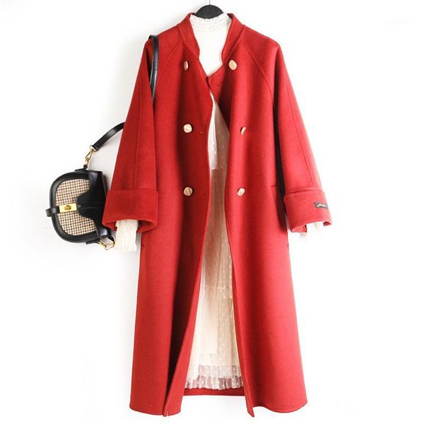 casaco feminino abrigos mujer elegante women coats 90% wool double breasted long coats and jackets women winter autumn1, Black
casaco feminino abrigos mujer elegante women coats 90% wool double breasted long coats and jackets women winter autumn1, Black