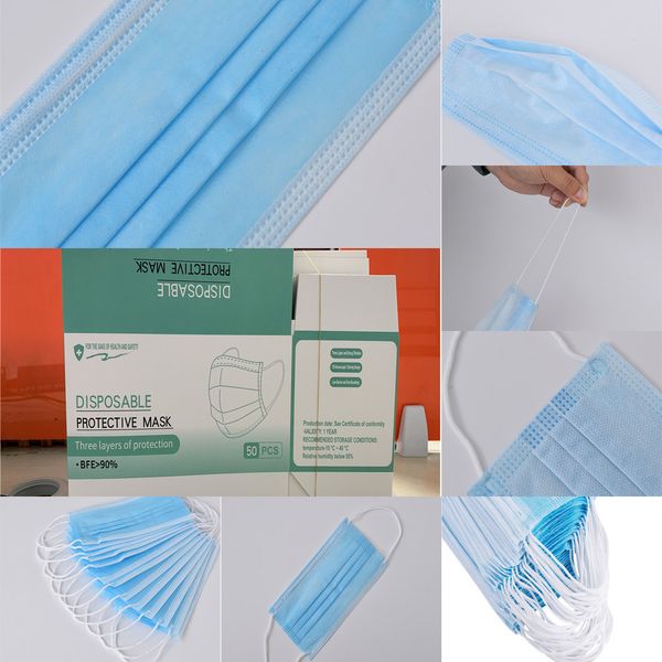 3 mouth with layer ear-loop box face masks cover 3-ply non-woven disposable dust mask soft breathable ar2v
3 mouth with layer ear-loop box face masks cover 3-ply non-woven disposable dust mask soft breathable ar2v