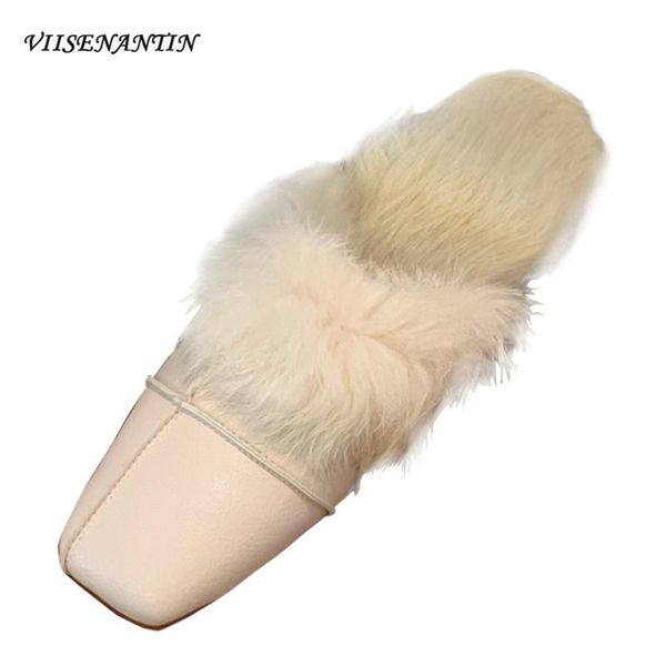 slippers flat-bottomed plush women's outside wear autumn winter korean version wild square-toed lazy plus velvet, Black
slippers flat-bottomed plush women's outside wear autumn winter korean version wild square-toed lazy plus velvet, Black