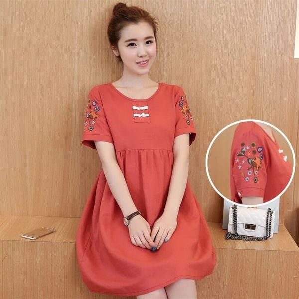 maternity clothes summer short sleeve pregnant dress embroidery maternity pregnancy dresses linen dress for pregnant women lj201123, White
maternity clothes summer short sleeve pregnant dress embroidery maternity pregnancy dresses linen dress for pregnant women lj201123, White
