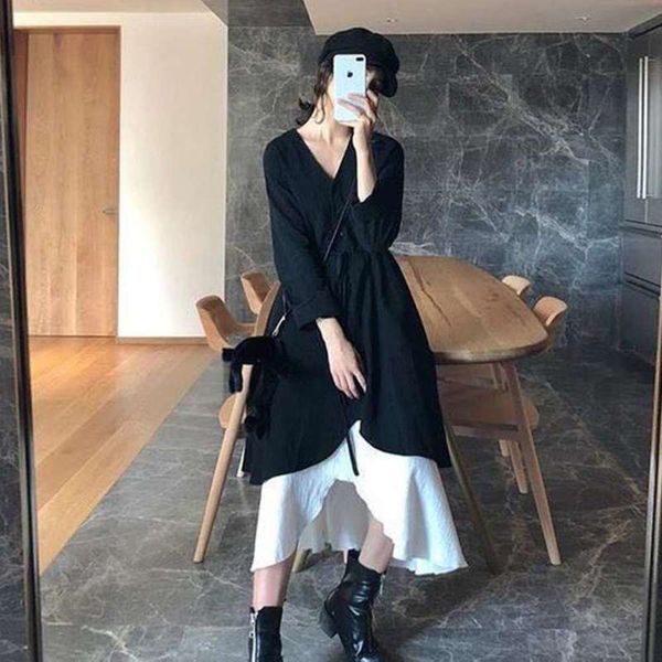 dress: big spring size two women's piece suits with beautiful dermatological cover and thin body, Black;gray
dress: big spring size two women's piece suits with beautiful dermatological cover and thin body, Black;gray