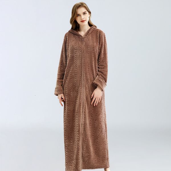 2021 new autumn winter sweater for woman of large standing bathrobe loose ankle length with female hood pajamas thicken pyjamas fnxh, White
2021 new autumn winter sweater for woman of large standing bathrobe loose ankle length with female hood pajamas thicken pyjamas fnxh, White
