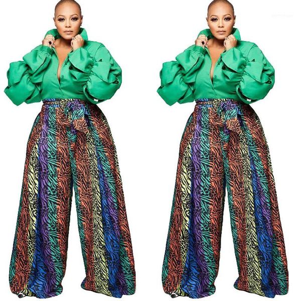 women's pants & capris fashion women high waist print wide leg lady autumn winter long pant female club trousers for women1, Black;white
women's pants & capris fashion women high waist print wide leg lady autumn winter long pant female club trousers for women1, Black;white