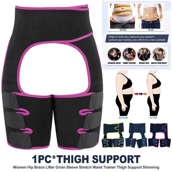 women leg shaper slimming lifter groin sleeve wrap belt stretch thigh support exercise hip brace waist fitness equipment1, Black;gray
women leg shaper slimming lifter groin sleeve wrap belt stretch thigh support exercise hip brace waist fitness equipment1, Black;gray