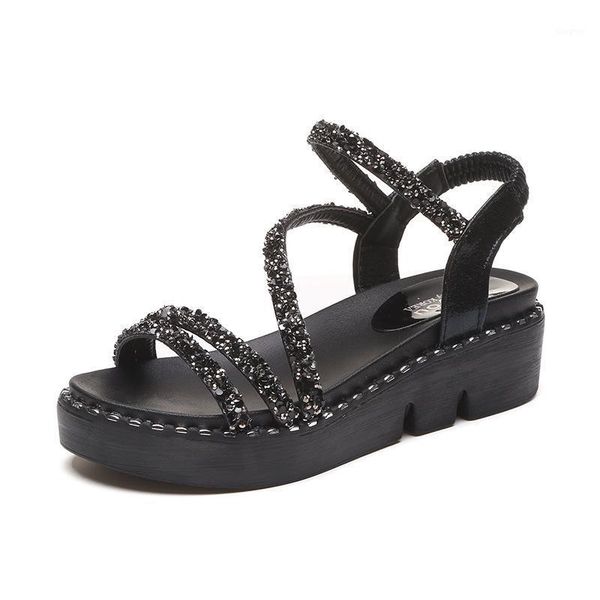 dress shoes 2021 female sandals summer sequins open-toed students comfortable roman female1, Black
dress shoes 2021 female sandals summer sequins open-toed students comfortable roman female1, Black