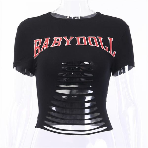 письмо baby parted punk gothic хлопковые футболки летние женщины пустотехниковые отверстие короткие футболки девушки обрезанные tees верхние, White
письмо baby parted punk gothic хлопковые футболки летние женщины пустотехниковые отверстие короткие футболки девушки обрезанные tees верхние, White