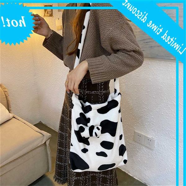 08301 new plush cow slanting bag for korean students
08301 new plush cow slanting bag for korean students